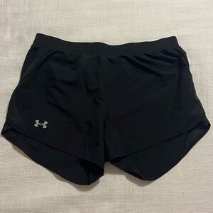 Under Armour HeatGear Black Running Shorts